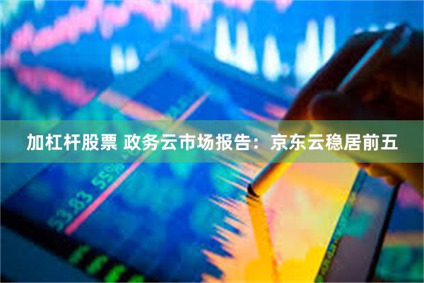 加杠杆股票 政务云市场报告：京东云稳居前五