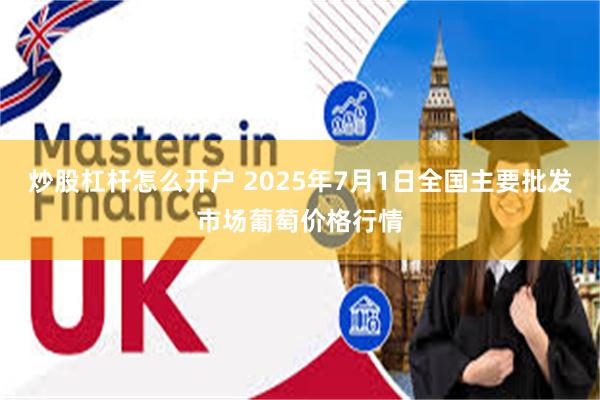 炒股杠杆怎么开户 2025年7月1日全国主要批发市场葡萄价格行情